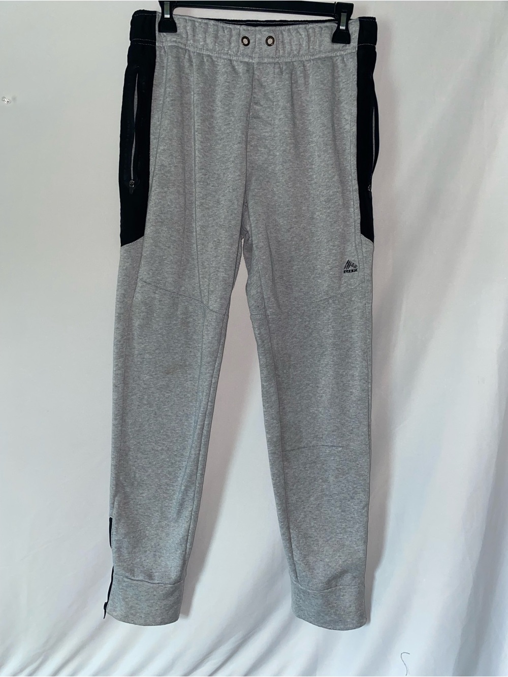 RBX Light Gray and Black Athletic Joggers